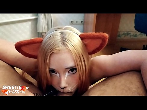 ❤️ Kitsune engole a pila e o esperma na boca ️❌ Porno doméstico em nós ️❤